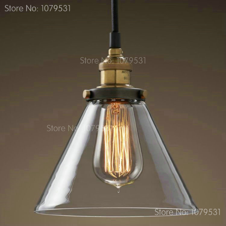 20 types vintage pendant light copper/silver glass hanging lamp e27 110/220v pendant lamp for home restaurant luminarias abajour