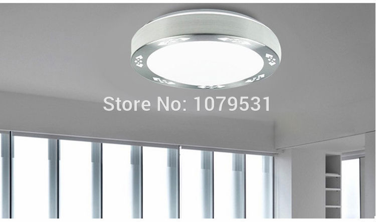 4 types aluminum+acryl 15w led ceiling lights dia 350mm,ac85v~265v,warm white/cool white,bedroom kitchen bathroom plafond lamp