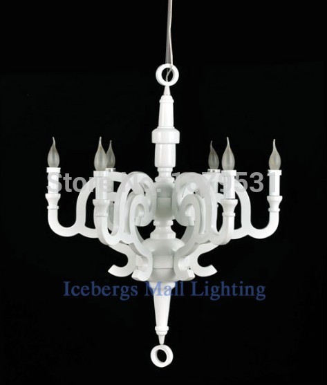 [d700mm]modern white moooi paper chandelier pendant lamp with 6 heads e14/e12 lights,residential lighting