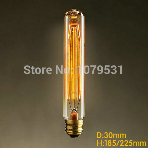 e27 flute vintage edison bulb 25w 40w 60w t10 t185 t225 t26 t30 incandescent bulb for edison light 110v 220v