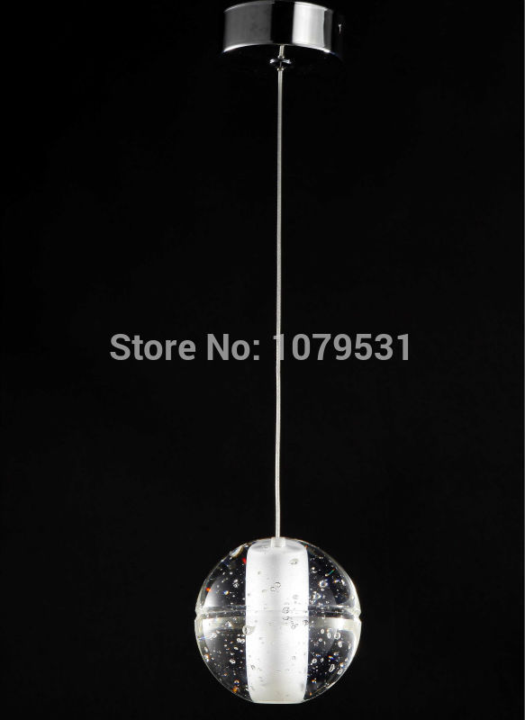 led crystal glass ball pendant lamp meteor rain meteoric shower stair bar droplight orb crystal chandelier lighting