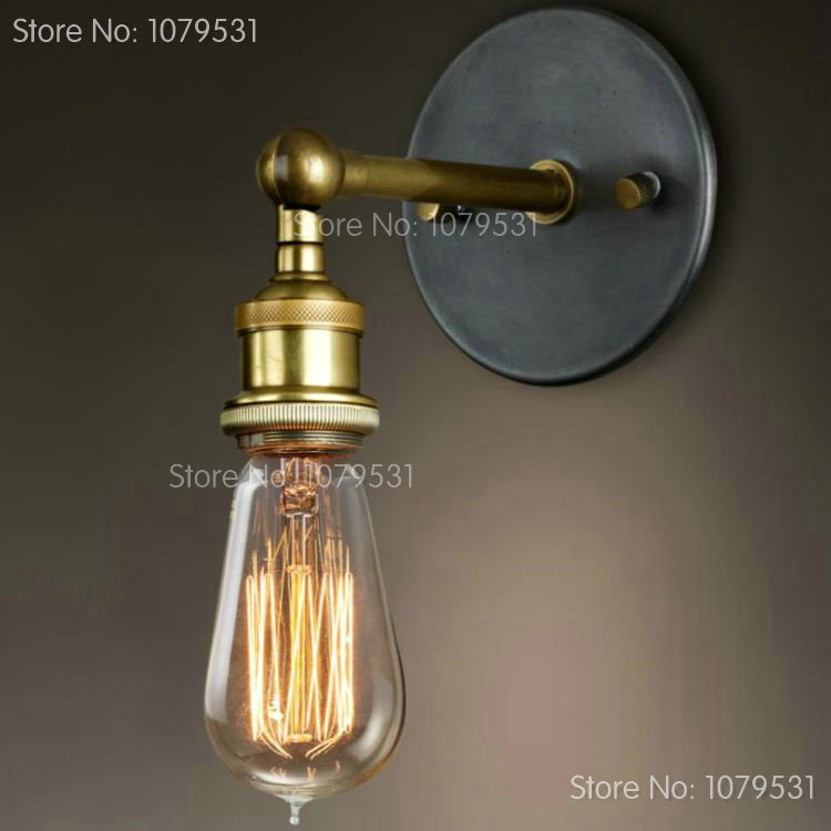 loss money!!! new vintage small wall light rh loft lamps for home decor restaurant dinning room e27 90v-260v 40w edison bulb