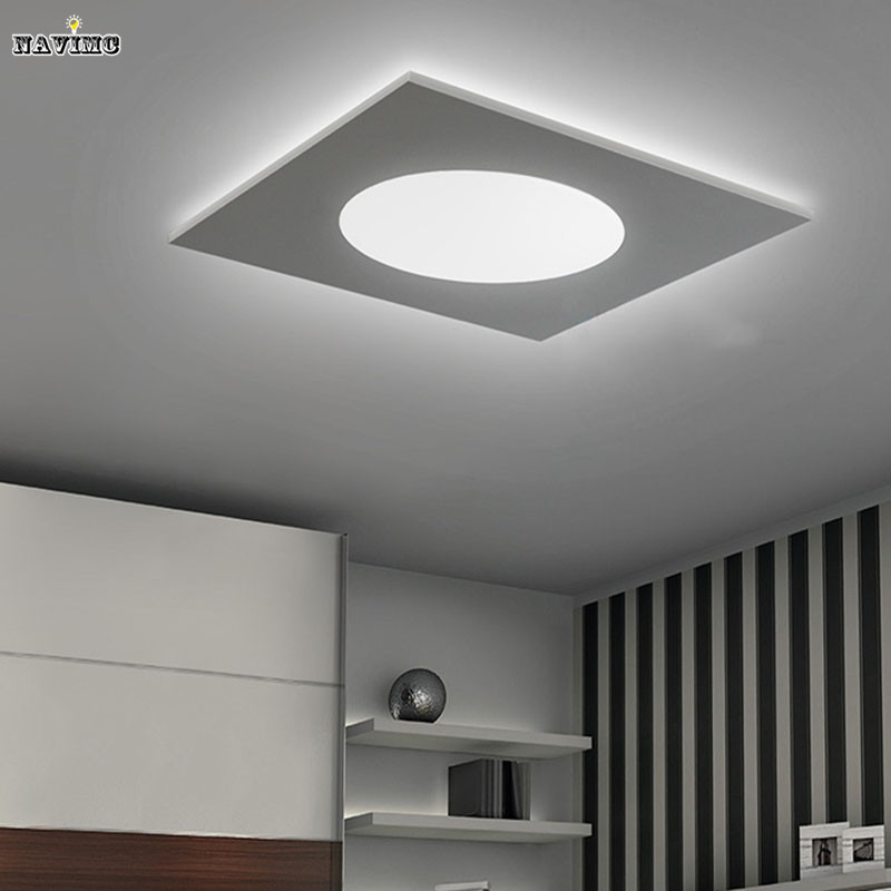 modern ultrathin led ceiling light for bedroom kitchen black kids square ceiling lamp for foyer dining room light fixture