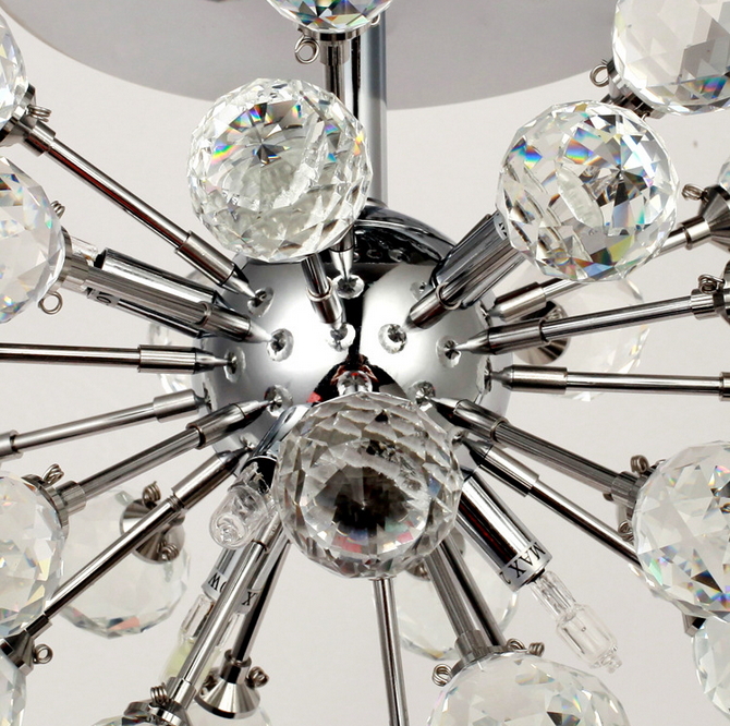 new diy morden semi flush mount elements luxury interior crystal chandelier contemporary led light for living room lamp