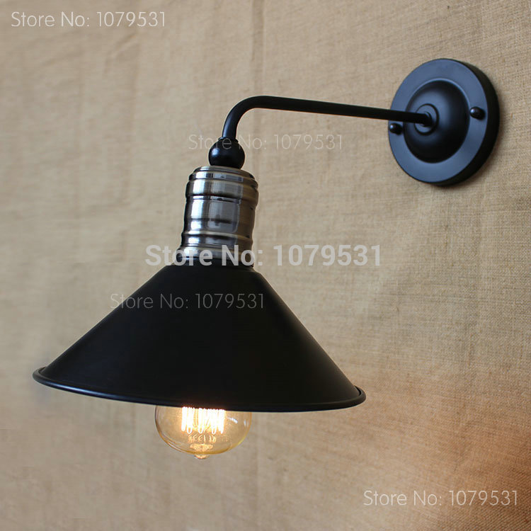 whole vintage american style lamp brief bedroom bedside light llighting loft wall lamp