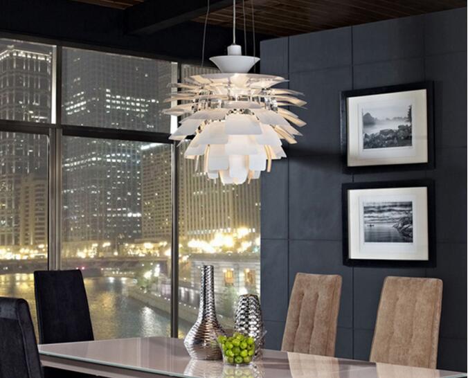 2016 modern aluminum pendant lights lamp, dinning room restaurant modern lighting, pinecone lamp shape lustres
